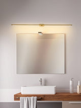 Modern Linear LED Wall Sconce with Plug in Cord Minimalist Vanity Lighting