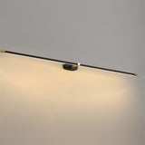Modern Linear LED Wall Sconce with Plug in Cord Minimalist Vanity Lighting