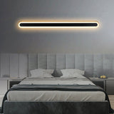 Modern Linear Strip LED Wall Sconce Nordic Minimalist Long Wall Lamp for Living Room Bedside
