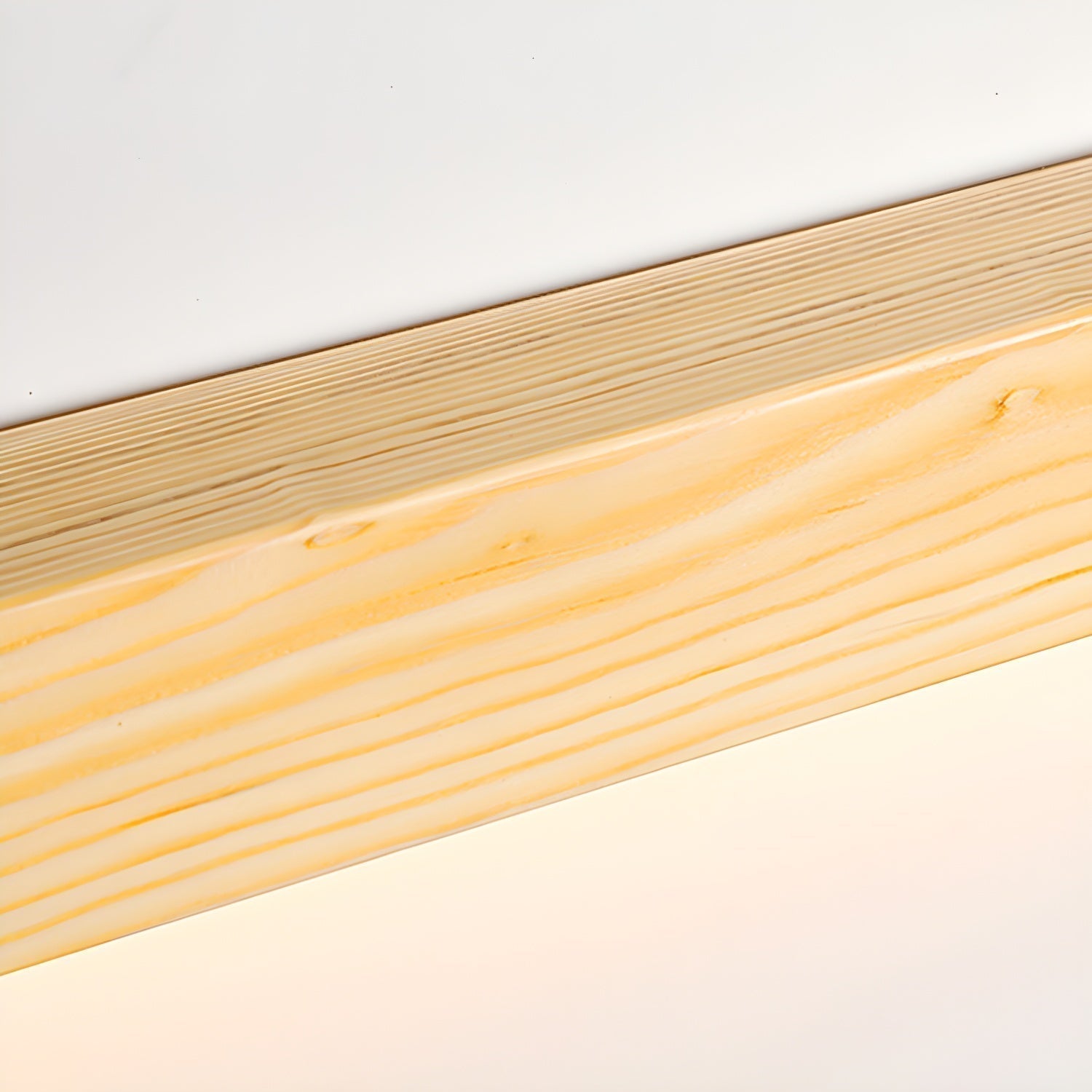 Modern Linear Wood LED Wall Sconce for Hallway and Mirror Lighting in Walnut Finish