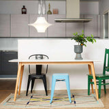 Modern Lokki Disc Pendant Lamp with White Acrylic Shade and Adjustable Suspension