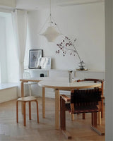 Modern Lokki Disc Pendant Lamp with White Acrylic Shade and Adjustable Suspension
