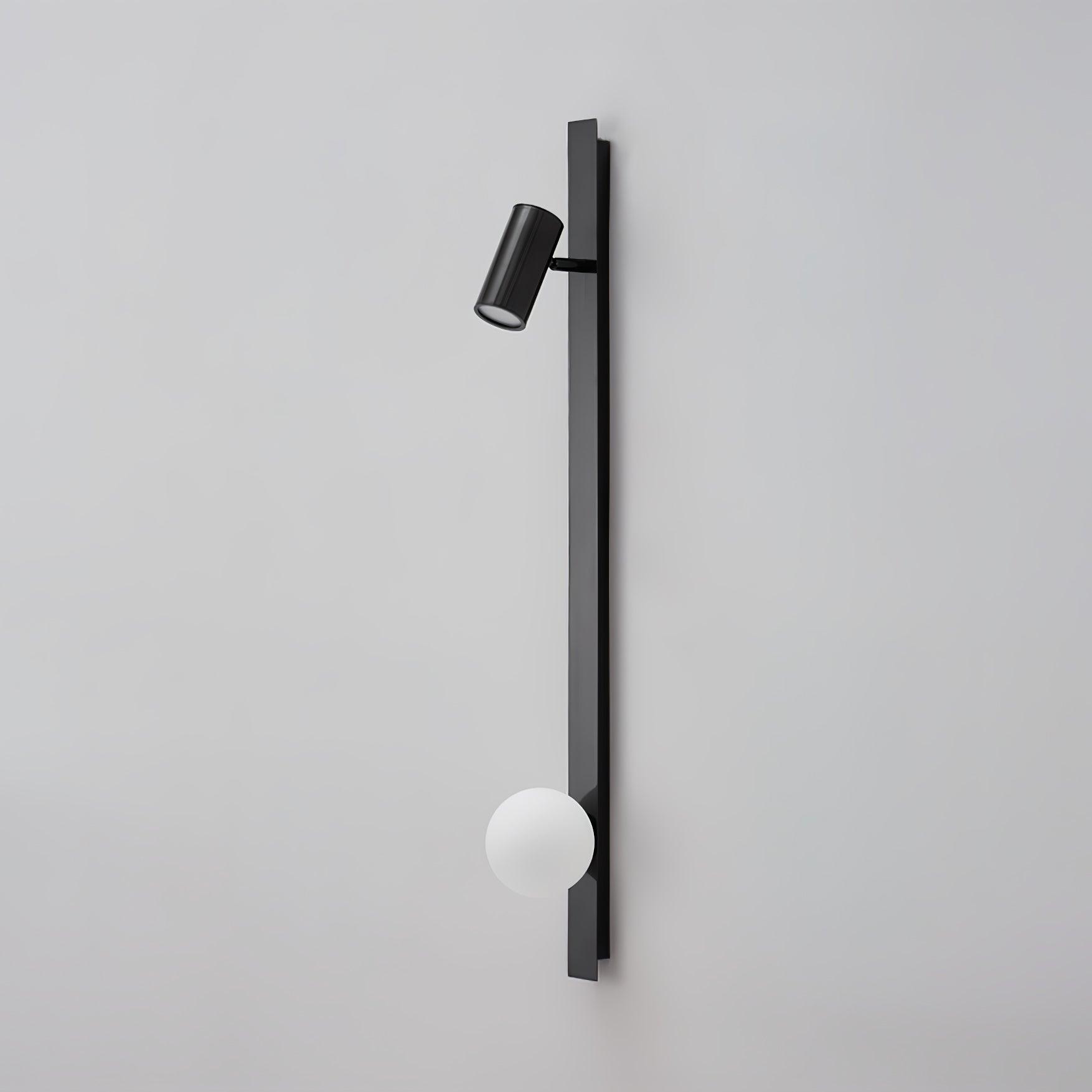Modern Long Arm Brass Plug in Wall Sconce with Glass Shade Indoor Light Set of 2