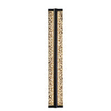 Modern Long Strip Crystal Wall Sconce Outdoor Stainless Steel LED Staircase Lighting Fixture
