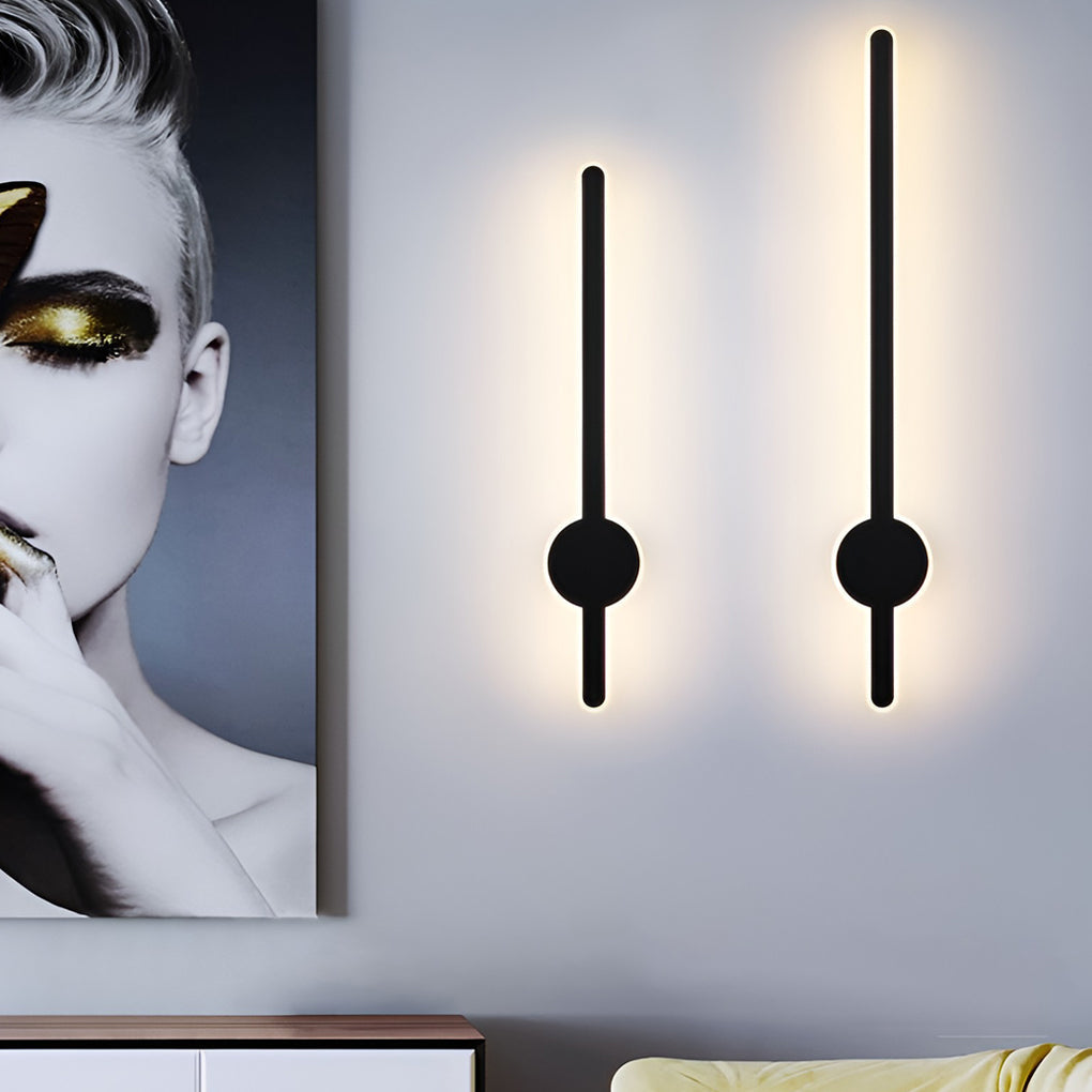Modern Long Strip LED Wall Sconce Nordic Linear Wall Lamp for Living Room Bedroom and Hallway