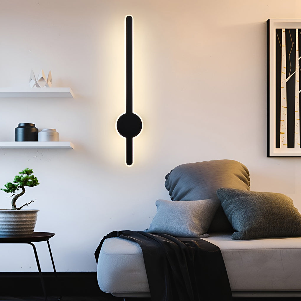 Modern Long Strip LED Wall Sconce Nordic Linear Wall Lamp for Living Room Bedroom and Hallway