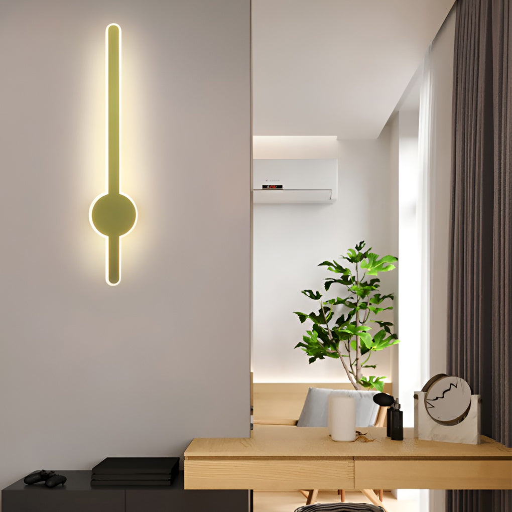 Modern Long Strip LED Wall Sconce Nordic Linear Wall Lamp for Living Room Bedroom and Hallway