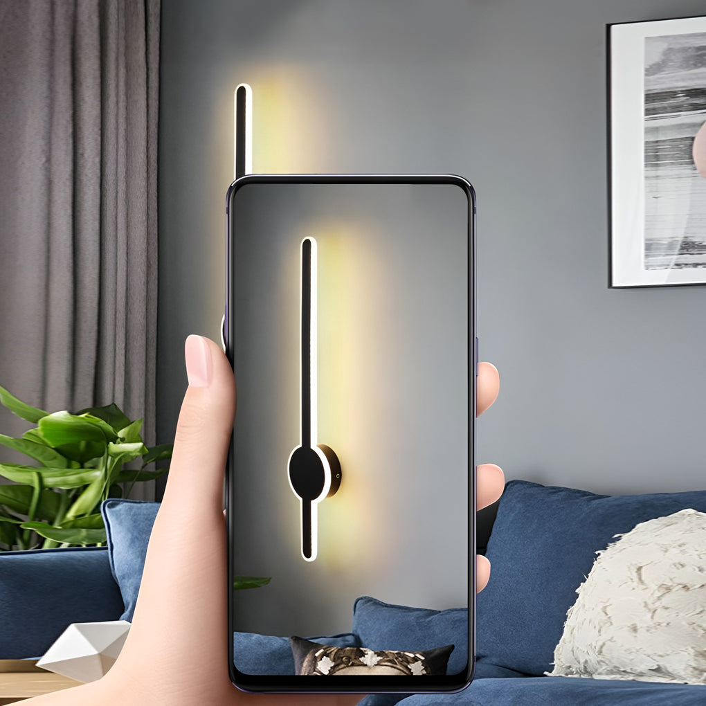 Modern Long Strip LED Wall Sconce Nordic Linear Wall Lamp for Living Room Bedroom and Hallway