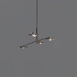 Modern Lotus Leaf Glass Pendant Chandelier for Living Room and Dining Room