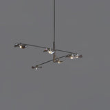 Modern Lotus Leaf Glass Pendant Chandelier for Living Room and Dining Room