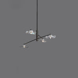 Modern Lotus Leaf Glass Pendant Chandelier for Living Room and Dining Room