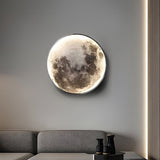 Modern Lunar Moon LED Wall Sconce Dimmable Decorative Interior Lighting Fixture