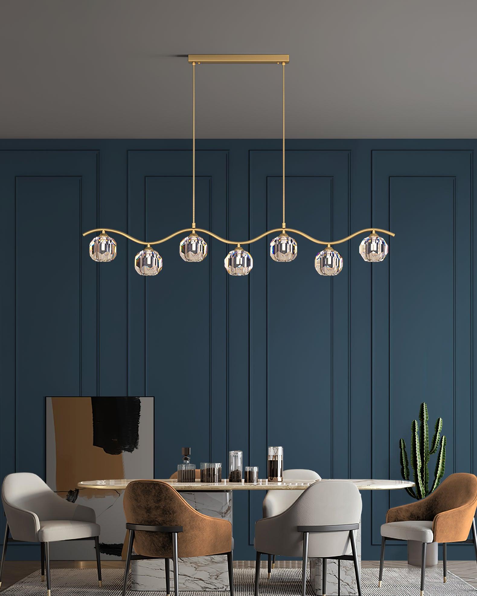 Modern Luxury Brass and Crystal Crown Chandelier Gold Ceiling Light Fixture