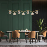 Modern Luxury Brass and Crystal Crown Chandelier Gold Ceiling Light Fixture