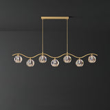 Modern Luxury Brass and Crystal Crown Chandelier Gold Ceiling Light Fixture