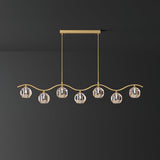 Modern Luxury Brass and Crystal Crown Chandelier Gold Ceiling Light Fixture