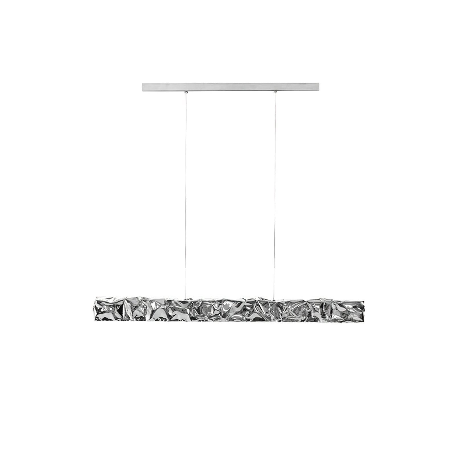 Modern Luxury Crystal LED Pendant Light with Brass Finish for Living Room and Dining Areas