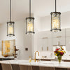 Modern Luxury Crystal Pendant Light Iron Frame Ceiling Chandelier for Dining Room and Bedroom
