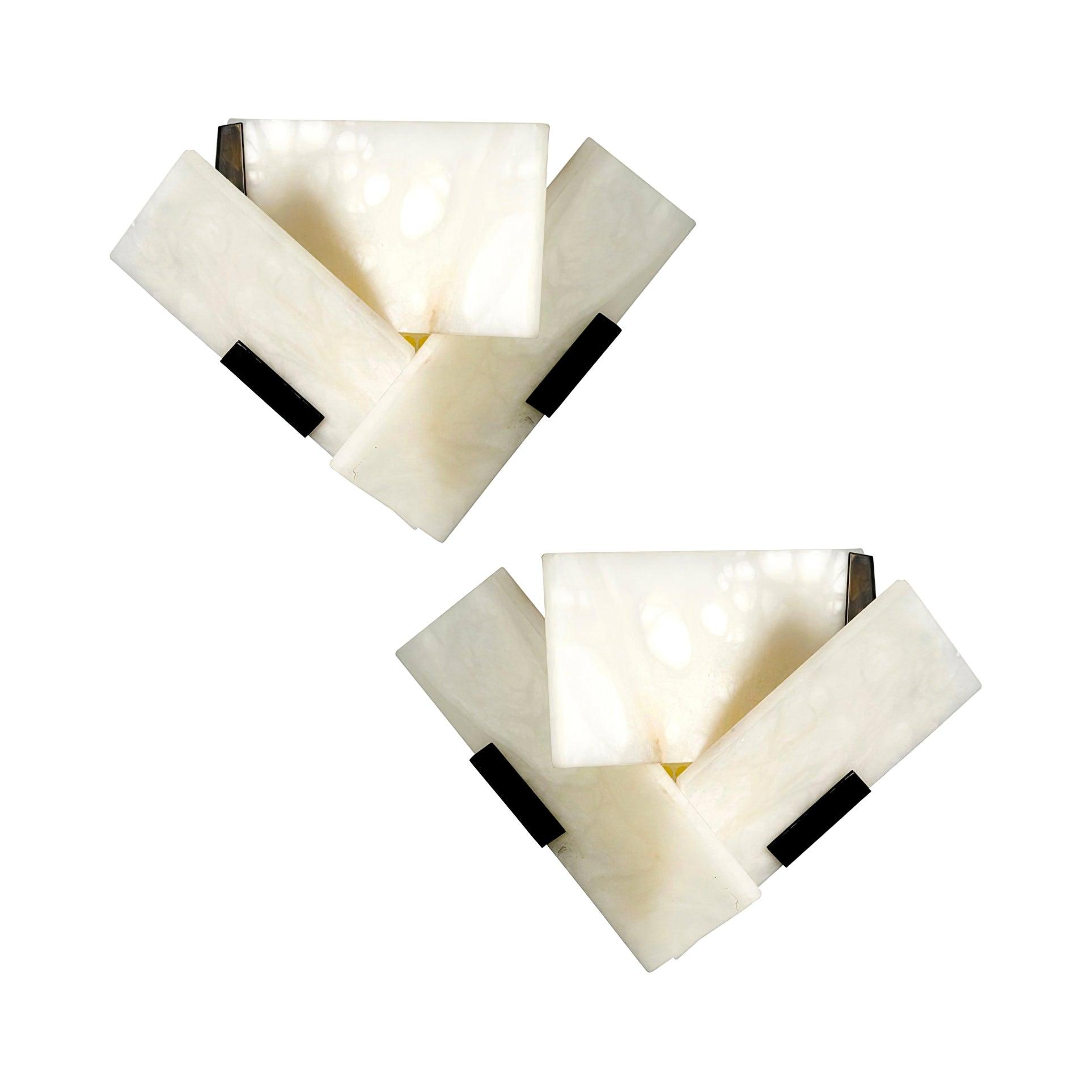 Modern Luxury Fly Alabaster LED Wall Sconce for Living Room and Bedroom