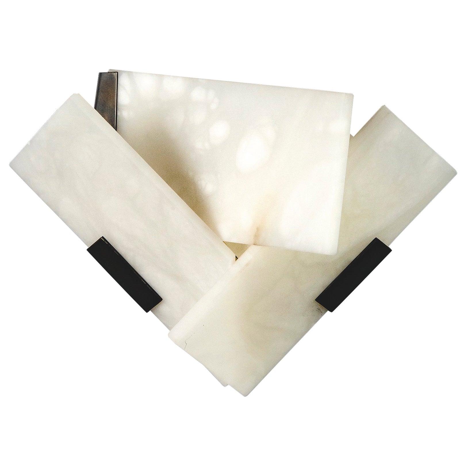 Modern Luxury Fly Alabaster LED Wall Sconce for Living Room and Bedroom