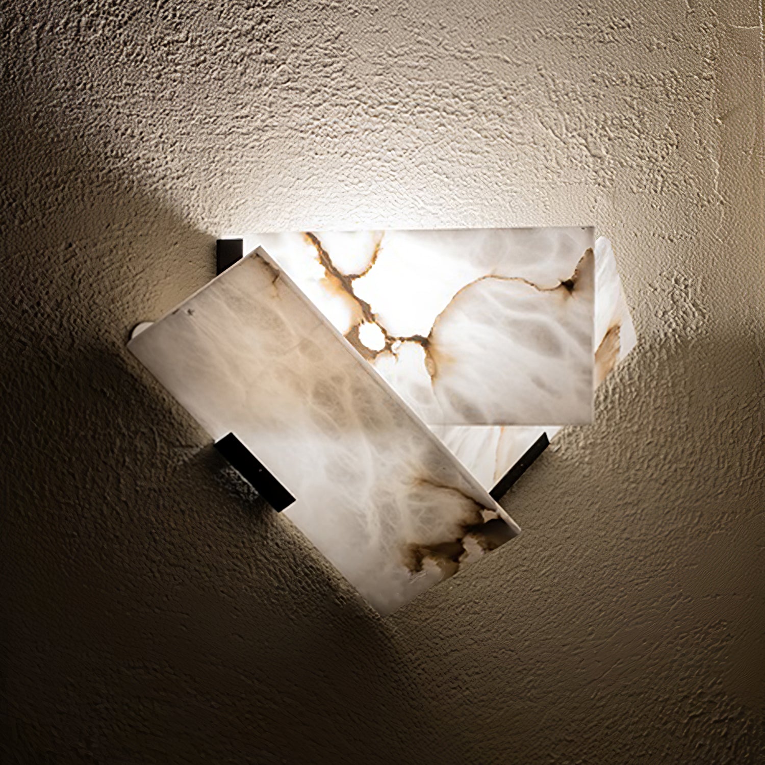 Modern Luxury Fly Alabaster LED Wall Sconce for Living Room and Bedroom
