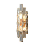 Modern Luxury Gold Crystal Wall Lamp Three Step Dimming Sconce for Living Room