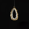 Modern Luxury Resin Circlet Brass Pendant Light with Integrated LED for Elegant Interiors
