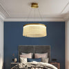 Modern Luxury Ring Crystal Glass Pendant Light Chrome LED Chandelier for Living Room