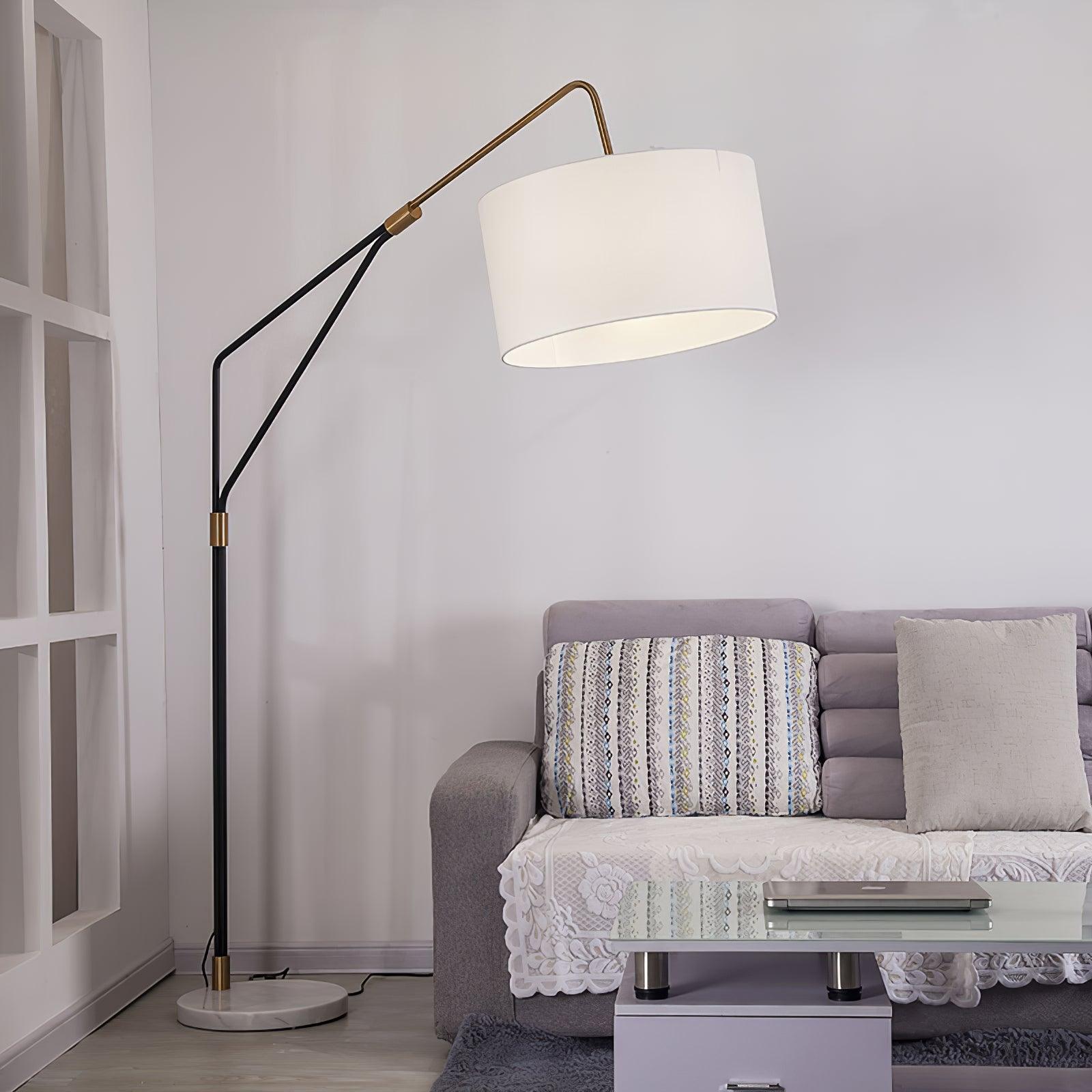 modern-marble-base-floor-lamp-with-oversized-white-linen-shade-and-iron-stand