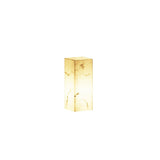 Modern Marble Effect Cube Outdoor LED Landscape Path Light and Garden Pillar Lamp