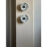 Modern Marble Rechargeable LED Wall Sconce with Natural Stone Pattern and Touch Dimming