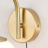 Modern Marshmallow Glass Bracket Wall Lamp Plug In Sconce for Bedroom Decor
