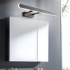 Modern Matte Black LED Bathroom Vanity Light with 3 Step Color Temperature Dimming