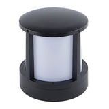 Modern Matte Black LED Outdoor Post Light Waterproof Aluminum Fence Lantern for Garden Yard