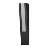 Modern Matte Black LED Outdoor Wall Light Waterproof Exterior Sconce for Porch and Balcony