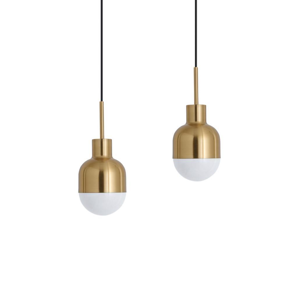 Modern Medieval Copper Pendant Lamp with Glass Shade and Adjustable Cable for Indoor Lighting