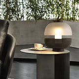 Modern Mesh Metal and Frosted Glass LED Table Lamp 11 Inch Portable Decorative Light for Home
