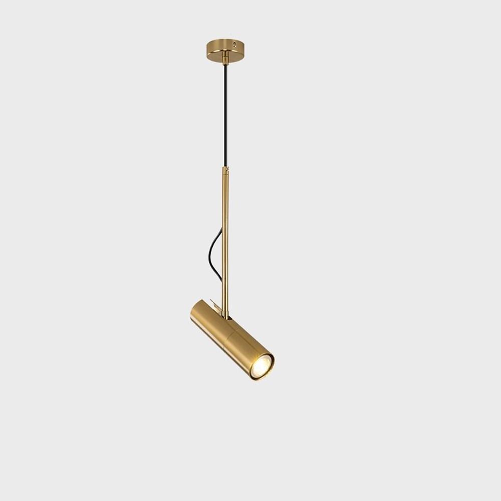 Modern Metal LED Pendant Light Adjustable Spotlight Nordic Cylindrical Ceiling Hanging Lamp