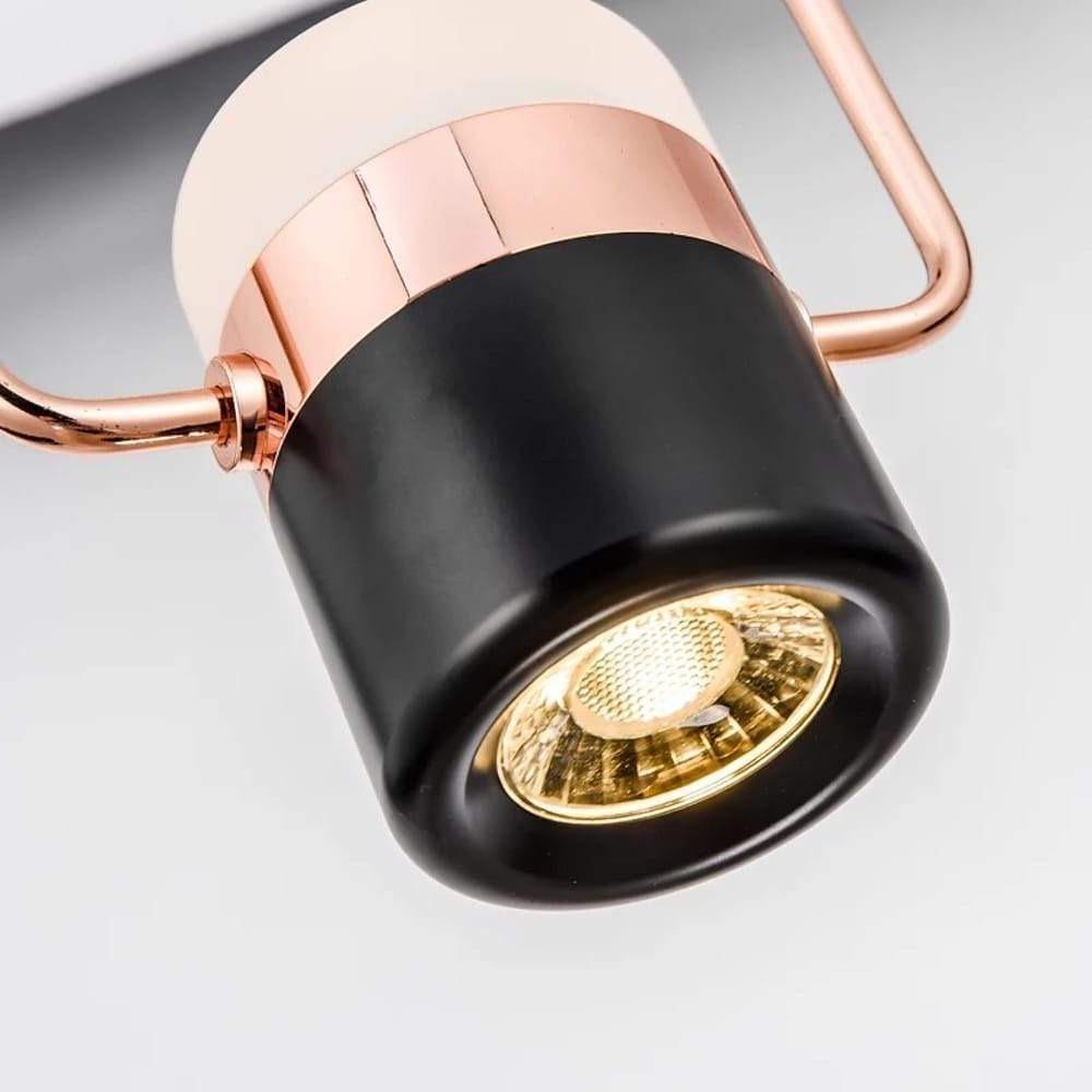 Modern Microphone Style Metal LED Pendant Light for Industrial Home Decor Integrated 10W Downlight