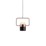 Modern Microphone Style Metal LED Pendant Light for Industrial Home Decor Integrated 10W Downlight
