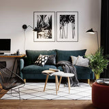 Modern Mid Century Adjustable Articulating Arm Wall Sconce Lighting with Rotating Shade