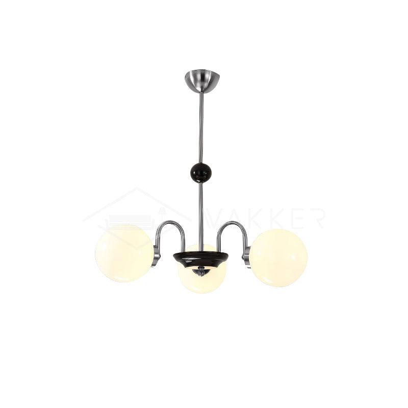 modern-mid-century-glass-globe-chandelier-with-metal-rod-frame-and-white-opal-shades