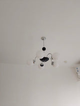modern-mid-century-glass-globe-chandelier-with-metal-rod-frame-and-white-opal-shades