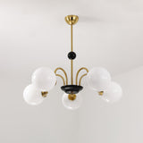 modern-mid-century-glass-globe-chandelier-with-metal-rod-frame-and-white-opal-shades