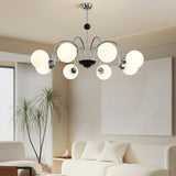 modern-mid-century-glass-globe-chandelier-with-metal-rod-frame-and-white-opal-shades