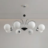 modern-mid-century-glass-globe-chandelier-with-metal-rod-frame-and-white-opal-shades