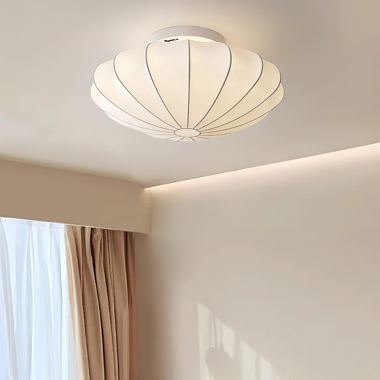 modern-mid-century-style-white-silk-bubble-flush-mount-ceiling-light-fixture