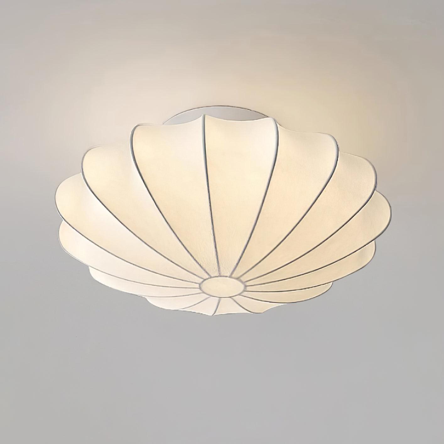 modern-mid-century-style-white-silk-bubble-flush-mount-ceiling-light-fixture
