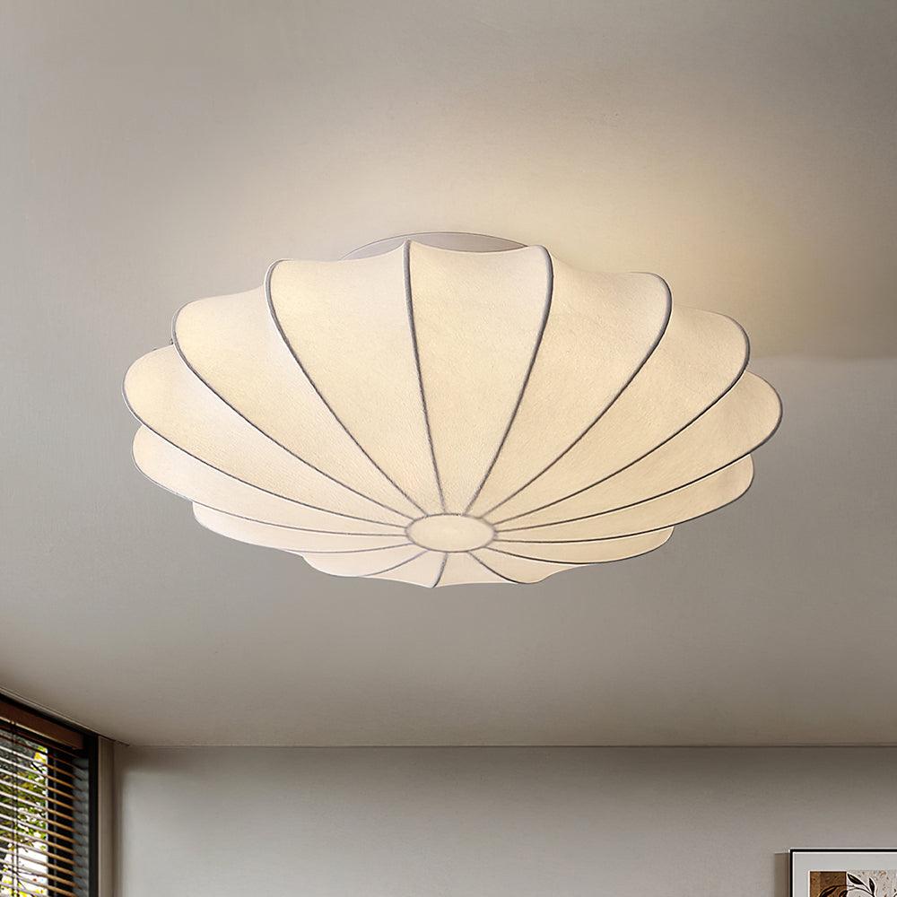 modern-mid-century-style-white-silk-bubble-flush-mount-ceiling-light-fixture
