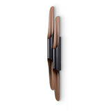 Modern Minimalist Black and Gold Industrial Steel Wall Sconce Light for Indoor Decor